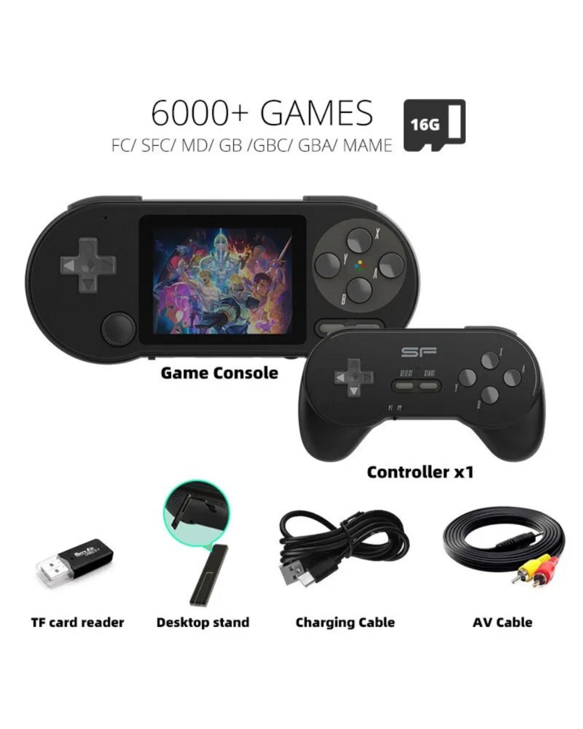 Mini Videoconsola Retro, 6000 Juegos - ENVÍO GRATIS! - 2